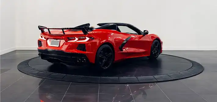 red-corvette-c8-rental-rear-view-orlando-exotic-car-rentals